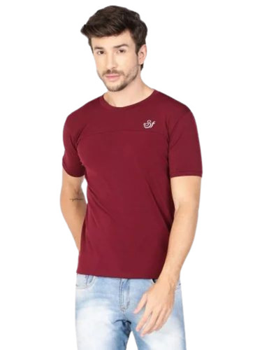 Dri Fit T Shirt - 100% Lycra, Light Weight and Breathable | Very Good Quality, Washable, Plain O-Neck Design for Male Adults