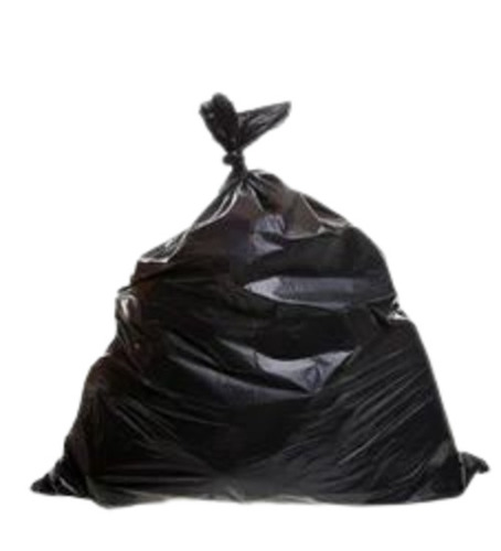 Garbage Bag - 30 Litre Capacity, Durable Black LDPE Material for Effective Waste Management