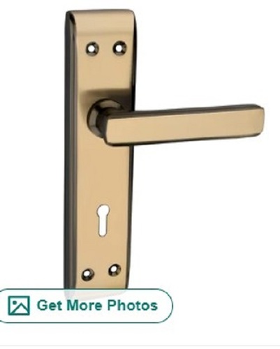 Golden Iron Mortise Handle Interior Door Lock - Iron Material, Rectangular Shape, Golden Color | Easy to Install, Anti-Rust, Timely Delivery