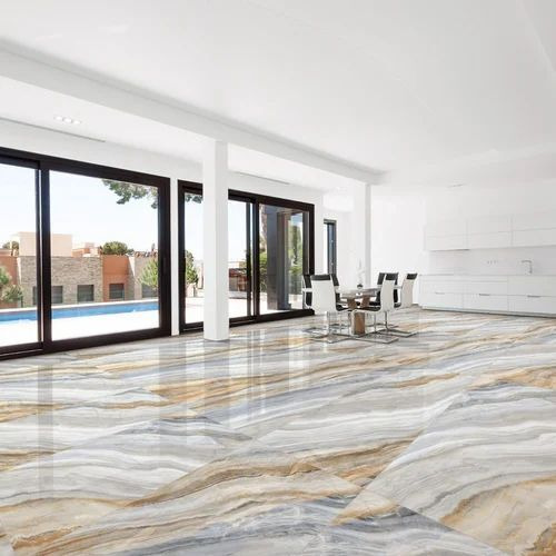 Graphite Vitrified Tiles - 600x600 Mm Rectangularity Â±0.5% Surface Flatness Â±0.5% | Acid-Resistant Heat Insulation Non-Slip Wear-Resistant Gloss Finish