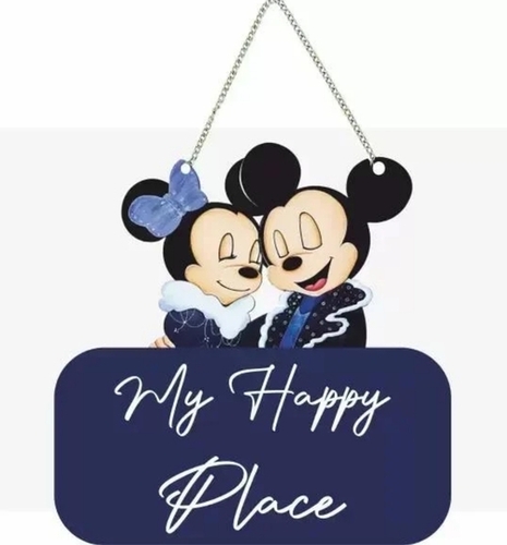 Happy Place Wall Art - MDF Material, 12x31x1 Inches | Inspirational Quotes, Durable Design, Eye-Catching Colors, Easy to Hang