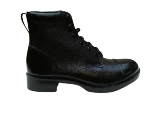 Leather Black Dms Boot - Feature: Anti Wrinkle