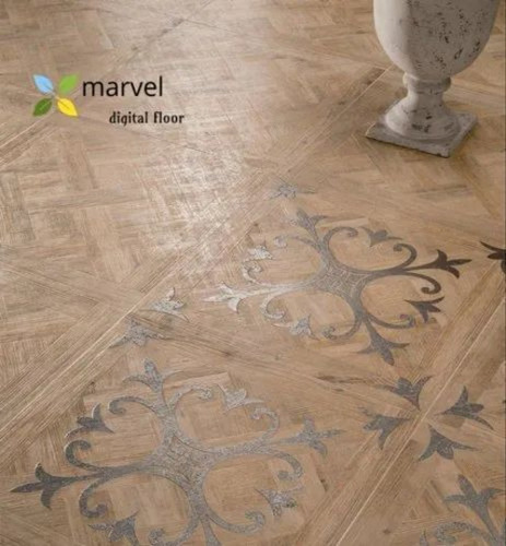 Matt Vitrified Floor Tile - Porcelain 60x60 cm Sugar Matt Finish 6-8 mm Thickness | Acid-Resistant Non-Slip Wear-Resistant Glazed Surface