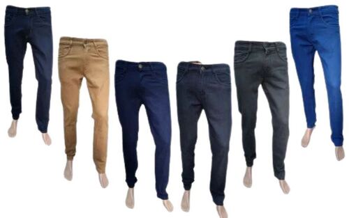 Men's Slim Denim Jeans - Premium Quality, Dark Wash Classic Blue with Faded Look | Breathable, Cool Dry, Reversible, Washable, Mid-Rise Fit