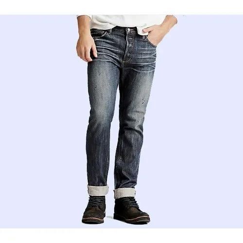Men's Premium Denim Jeans - Slim Fit, Optimum Quality, Reinforced Seams, Soft Texture, Modern Sleek Design, Different Color Options, Breathable and Washable