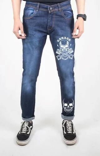 Mens Printed Jeans