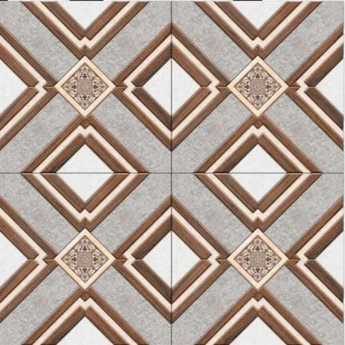 Porcelain Mosaic Tiles - 600x600 mm (60x60 cm), 8-18 mm Thick, Rustic Punch Finish | Acid-Resistant, Heat Insulation, Non-Slip, Wear-Resistant