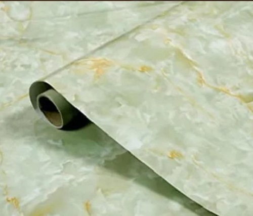 PVC Green Marble Wallpaper