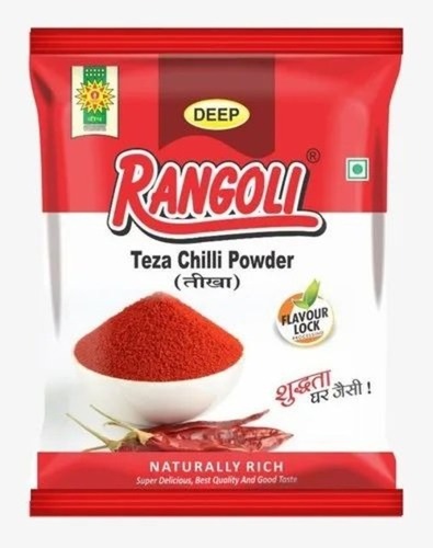 Red Chilli Powder Pouch - 100 g PP Bag Grade A Powder Form Non-Organic 12 Months Shelf Life Store at Room Temperature