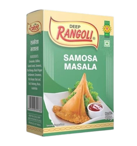 Rangoli Samosa Masala - 50 gm Powder | Grade A, 12 Month Shelf Life, Room Temperature Storage