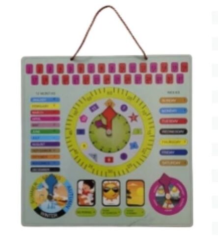 Toy Poksy Calendar For School - Durable Material, Interactive Learning, Colorful Design, Engaging Activities, Child-Friendly Visual Appeal, Promotes Organization