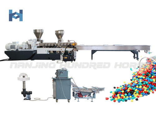 55mm Twin Screw Machine Double Screw Plastic Polymer Compounding Extruder