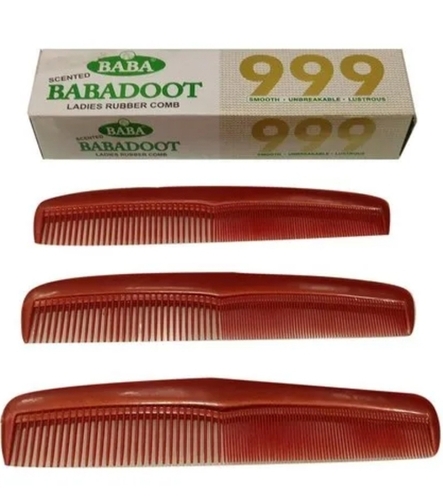 9 Inch Baba Doot Plastic Comb - Lightweight Durable Plastic, Travel-Friendly Design , Smooth Teeth, Flexible Grip, Versatile Color Variety