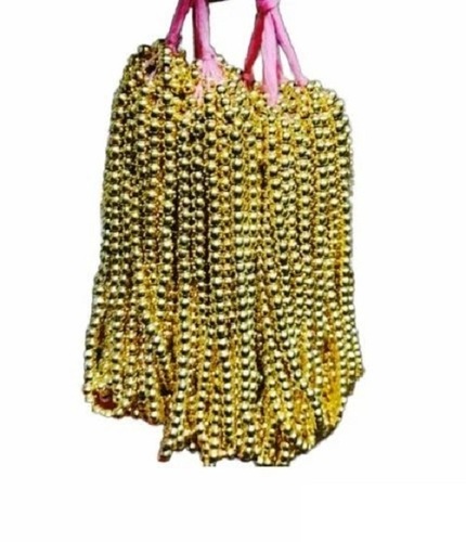 Decorative Polystrene Beads - 6mm Round, Golden and Silver Colors | Plated for Elegant Decor Item Making