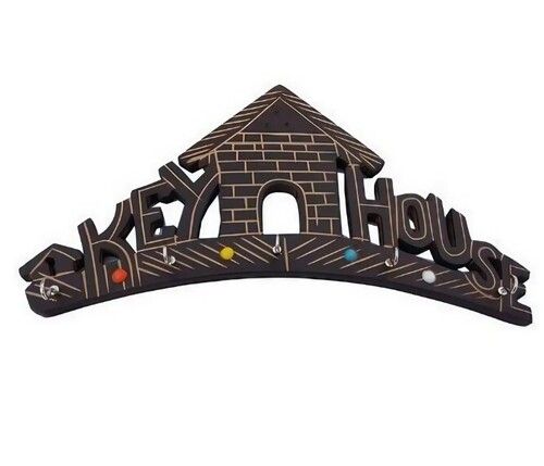 Hut Wooden Key Holder