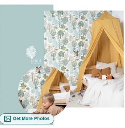 La Foret Designer Wallpaper - Various Sizes, Waterproof Material | Enhances Wall Appearance, Tested to Various Quality Standards