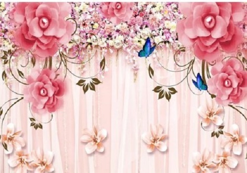 Non Woven Bedroom Wallpaper - Various Sizes, Waterproof Finish, Easy to Install, Long Lasting Wall Decoration Solution