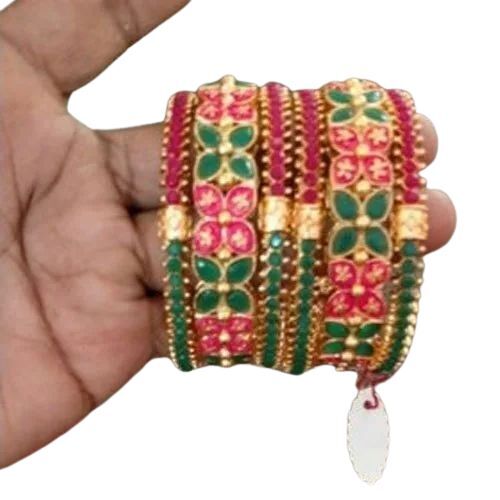 Party Wear Stone Bangles By Dharti Bangles