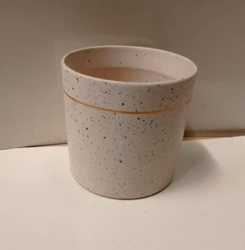 Printed Ceramic Pots - Round Shape, All-Color Glazed Design with Custom Patterns | Ideal for Interior Decor