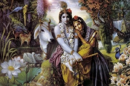 Radha Krishna Wall Paper - Waterproof Various Sizes | Easy to Clean Quality Tested Reliable Wall Decoration for Any Space