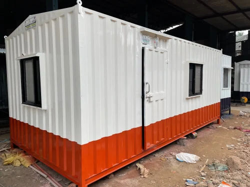 Steel Bunkhouse Cabins - Color: White