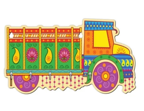 Wall Key Holder - Wood, 8x10 Inch | Stylish Space Saver, Functional Decor with Rustic Charm, Handcrafted Quality, Versatile Use