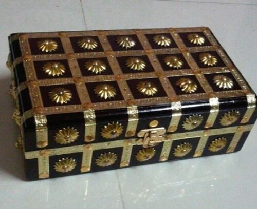 Sheesham Wood Gift Box - Polished Finish, Rectangular Shape, Dimensions 10 x 6 x 3 Inches, Brown Color, Ideal for Home Use