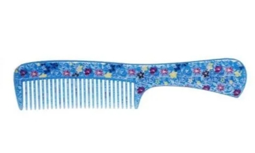 Lightweight Durable Blue Comb - 9 Inch Length | Versatile, Easy to Clean, No-Slip Grip, Reduces Hair Fall