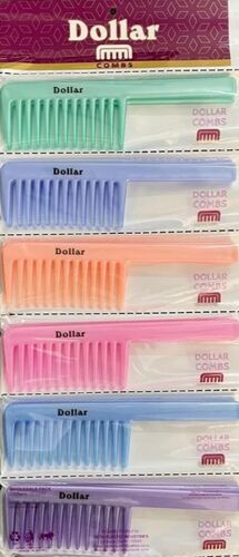 Big Tooth Hair Comb - 9 Inch Lightweight Durable Design | Versatile Use, Smooth Teeth, Easy to Clean, No-Slip Grip, Travel-Friendly, Color Variety