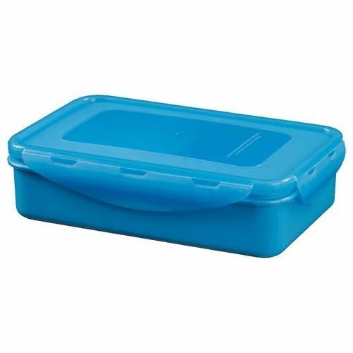 Blue School Plastic Lunch Box