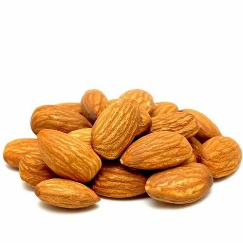 Gurbandi Almonds - Whole Organic Brown Nuts 12 Months Shelf Life Zero Cholesterol Grade A Quality Keep in Cool and Dry Places