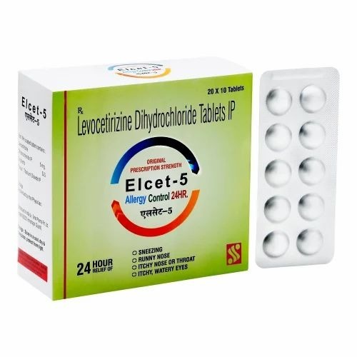 Elcet 5 Levocetirizine Dihydrochloride Tablet