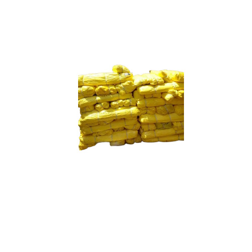 HDPE Tarpaulin - PE Laminated, Waterproof Yellow Woven Standard Design for Cargo and Equipment Protection