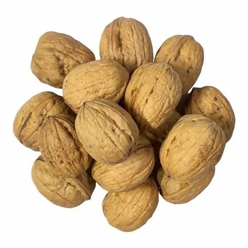 Kashmiri Kagzi Walnut - Whole Organic Nuts, 12 Months Shelf Life , Dried Brown Color with Shell