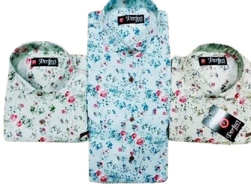 Men''s Formal Shirts - 100% Cotton, Available in XS to XL Sizes | Breathable, Easy Care, Wrinkle-Resistant, Multiple Colors and Patterns, Classic & Modern Designs, Long & Short Sleeve Options