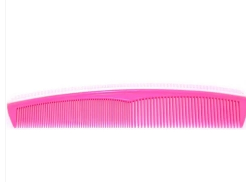 Lightweight Durable Plastic Hair Comb - 7 Inch Length | Smooth Teeth, No-Slip Grip, Travel-Friendly, Color Variety