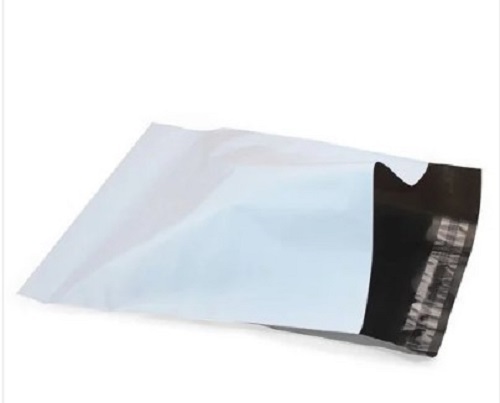 Plain Courier Bag - 8 X 10 Inches | Glossy Recyclable Polypropylene, Custom Design for Apparel and Shopping Use