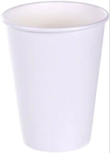 Plain Disposable Coffee Cup - Paper, 120 ml, White | Eco-Friendly, Leak-Proof Coating, Food-Safe, Durable, Customizable Prints, 50 Pieces per Packet