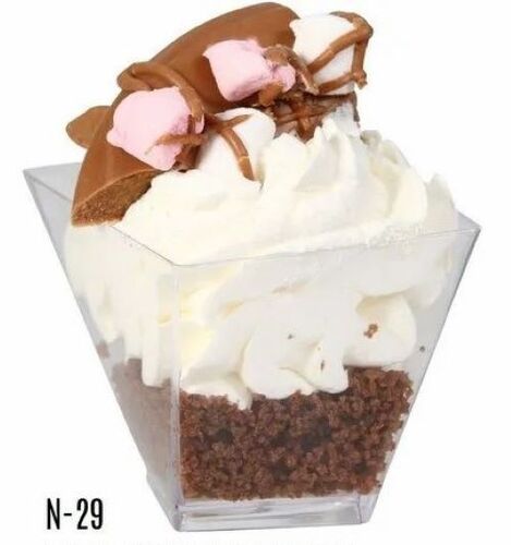 Plastic Sweet Cup - Lightweight Design 50 Pieces Packet | Durable Plastic Food-Safe Material Leak-Resistant Base Stackable Compact Size