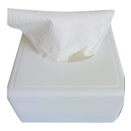 Pop Up Tissue Paper - White Die Cut Pieces, 21 X 11 cm | Soft Texture, High Absorbency, Durable Sheets, Lint-Free, Easy Dispensing, Pop-Up Design