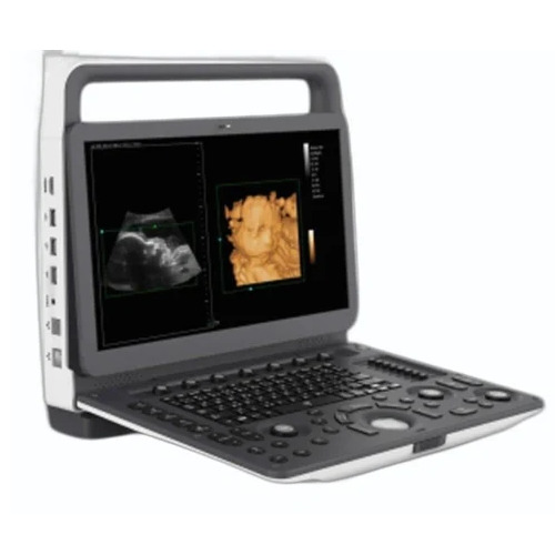 Portable Color Doppler Ultrasound Scanner - New 15" LCD Foldable Display, 3 Probe Connectors, Easy To Operate, Safe To Use