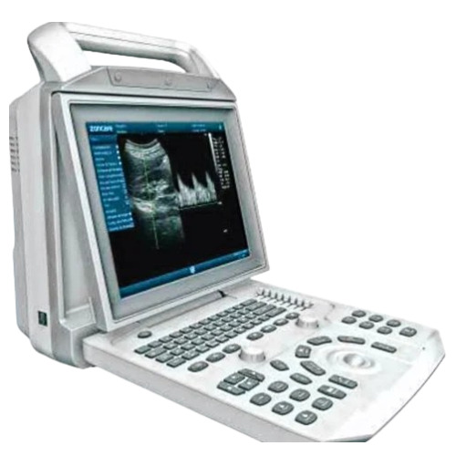 Portable Ultrasound Machine - 12-Inch Digital Monitor, Convex and Linear Array Probes | New Metal Design, Easy To Operate, 3 Year Warranty, Electric Power Source, Pulse Wave Doppler Mode