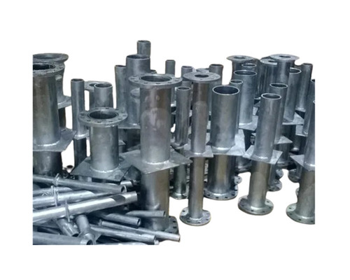 Puddle Flanges - Mild Steel, Standard Size, Silver Color | Superior Durability, Corrosion and Rust Resistance, Portable Design