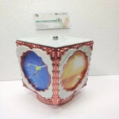 Rotating Photo Pen Stand - Plastic Regular Size Brown Color Eco-Friendly Bright Pages Ideal for Home Office School