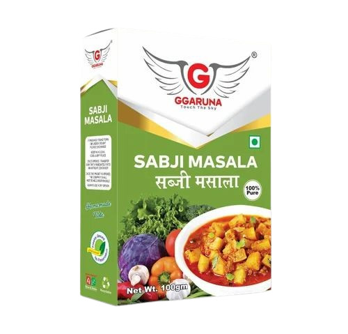 Sabji Masala - 100% Pure Very Good Quality Fresh & Spicy Powder | Food Grade Good for Health Packaged in Box Store in Cool & Dry Places