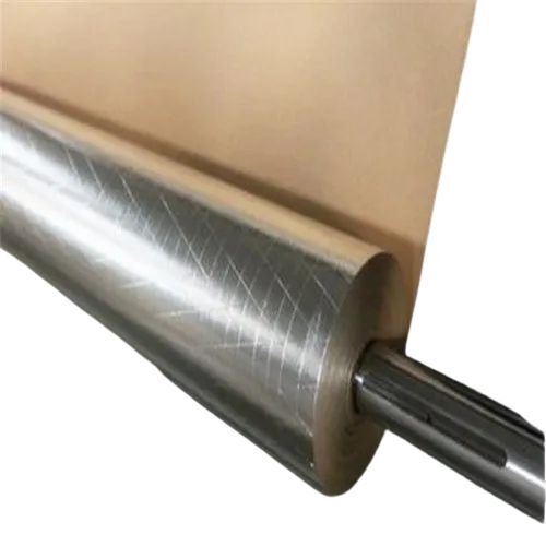 Silver Laminated Paper Roll - 30 Inch Width, Single Side Coating | Durable, Water-Resistant, Lightweight, Reflective Finish, Scratch-Resistant, Ideal for Displays, Custom Sizes Available