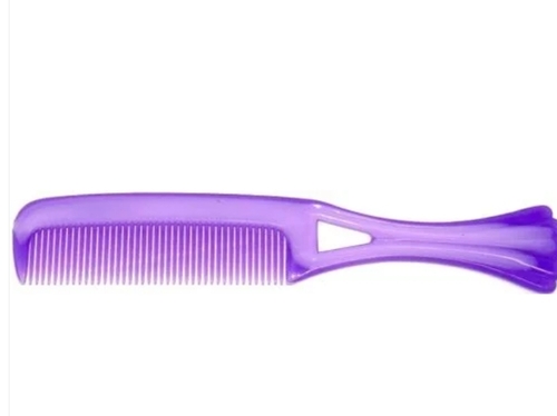 Lightweight Durable Purple Hair Comb - 9 Inch | Smooth Teeth, No-Slip Grip, Versatile Design, Travel-Friendly, Easy to Clean