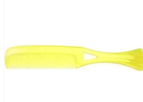 Lightweight Durable Yellow Hair Comb - 9 Inch | Versatile Use, Smooth Teeth, No-Slip Grip, Easy to Clean, Travel-Friendly