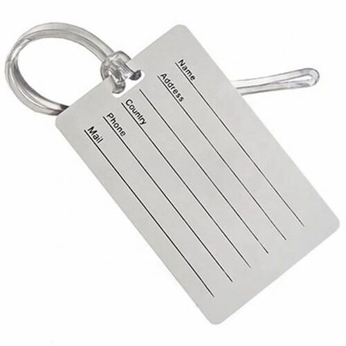 Sublimation Acrylic ID Card with Slot - White Acrylic, 2" x 3.5" Approx, Customised with Your Own Picture | Plain Design, Personalized Options