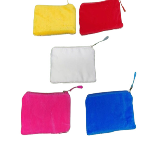 Sublimation Pencil Pouch - Velvet Material, Custom Size, Available in 8 Colors | Eco-Friendly, Ideal for Home, Office, and School Gifting
